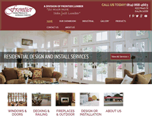 Tablet Screenshot of frontierdesigncenter.com